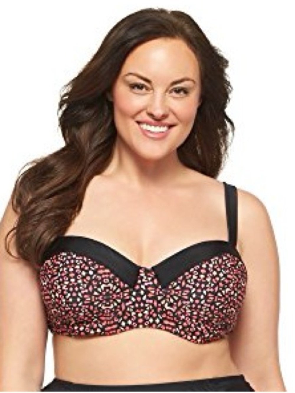 Ava & Vic Ruby Plus Size Bikini Top Only.
Size 24W